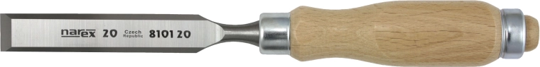 Cincel plano con mango de madera 10 mm