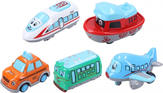 Vehículo metálico de 6 cm con mecanismo de retroceso