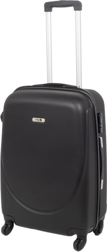 Maleta de viaje rígida ABS, 61 l, negra