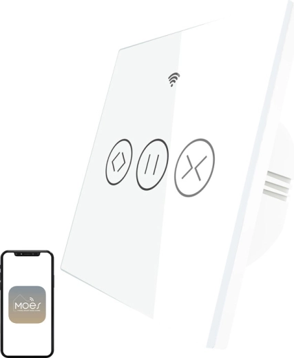 Interruptor táctil inteligente Wi‑Fi para persianas Moes - 1 pieza