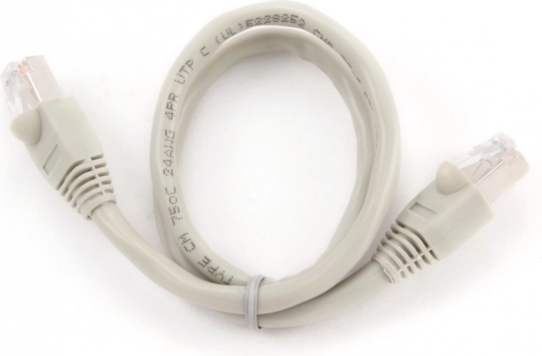 Cable patch UTP Cat6 0,5 m gris