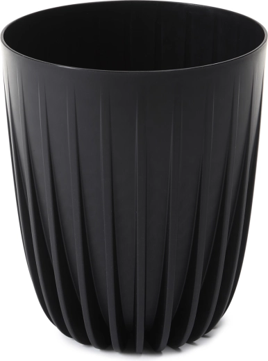 Maceta Mira 19 cm eco recycled – negra