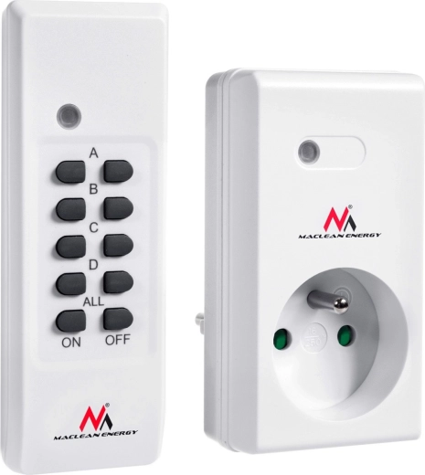Enchufe programable con control remoto Maclean MCE151 con mando a distancia