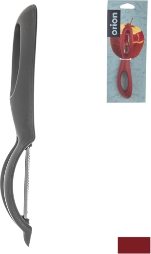 Pelador de cocina de plástico UH y acero inoxidable en forma de V, surtido de colores