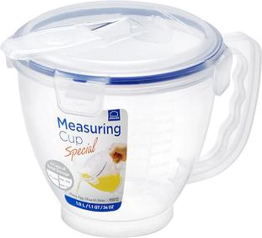 Recipiente para alimentos con medidor y boquilla vertedora 1 l LOCK