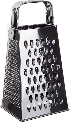 Rallador de acero inoxidable de cuatro caras CULINARIA 21 cm