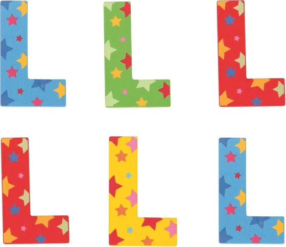 Letra estrellada L de Bigjigs Toys