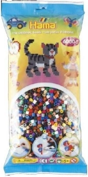 Cuentas para planchar Hama MIDI de colores 6000 uds
