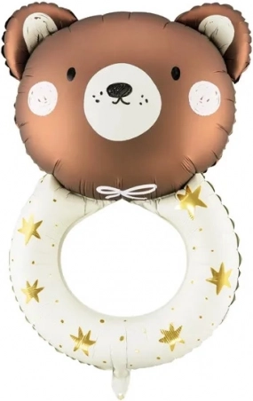 Globo de foil sonajero osito