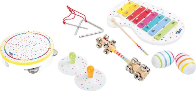 Small Foot set musical de madera con lunares