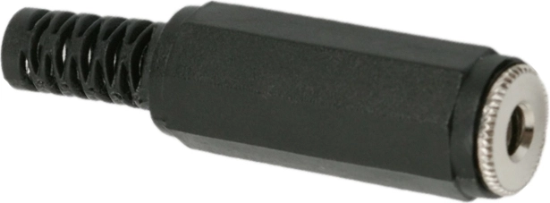 Toma estéreo Jack de 3,5 mm con protección contra dobleces