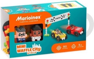 Bloques Waffle Mini – set de carreras de 80 piezas