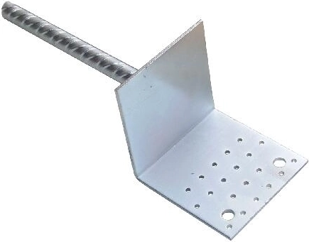 Base de anclaje para suelo 120 × 120 mm galvanizada