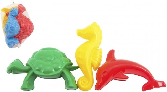 Juego de moldes de arena para niños (3 uds.)
