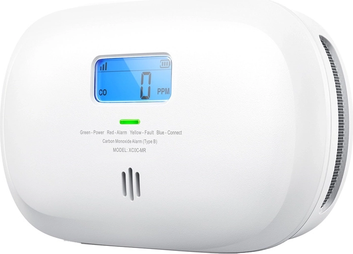 Detector de monóxido de carbono X‑Sense Link+ con pantalla LCD