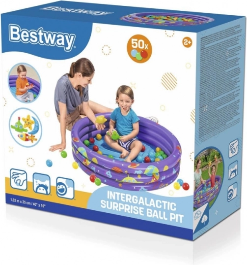 Piscina infantil inflable con pelotas Intergalactic 1,02 m x 25 cm