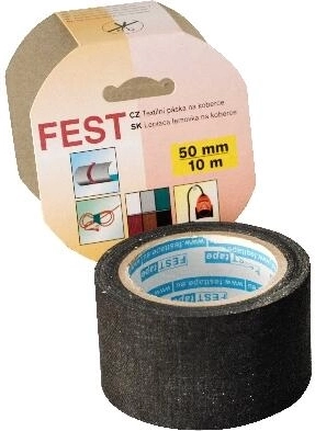 Cinta textil para alfombras 50 mm × 10 m FEST TAPE, mezcla de colores