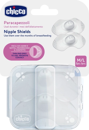 Protectores de pezón Chicco SkinToSkin de silicona 2 uds M/L