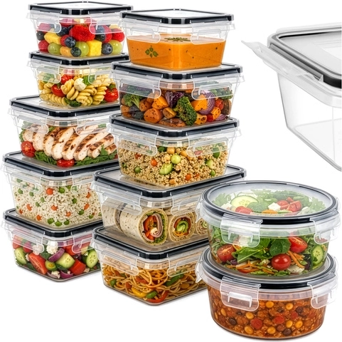 Juego de recipientes para alimentos Zortiva 12 uds (libre de BPA)