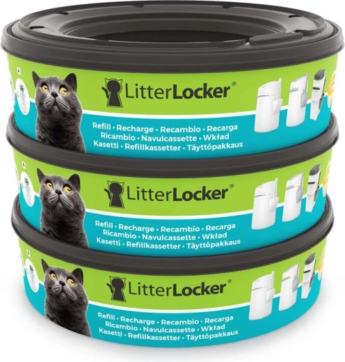 LitterLocker cartuchos de repuesto para contenedor de arena para gatos (3 uds.)