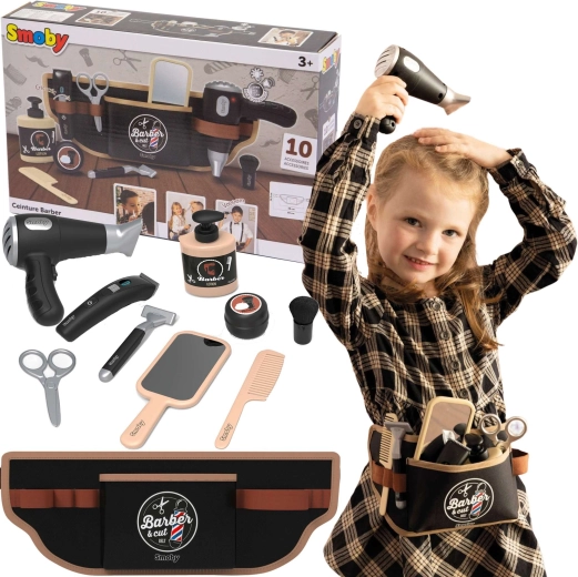 Smoby myBeauty cinturón de peluquería para niños con 10 accesorios