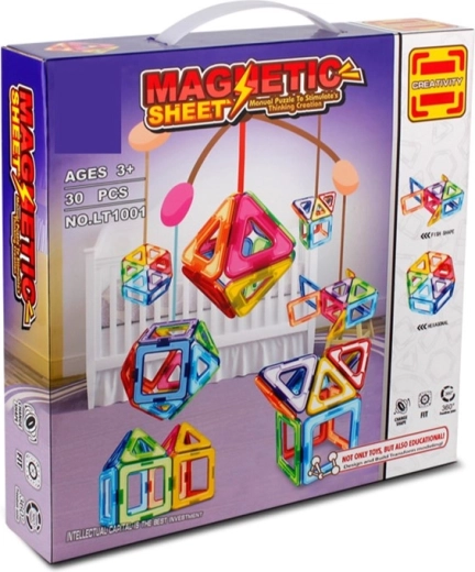 Construcción magnética Magnetic Sheet (30 piezas)