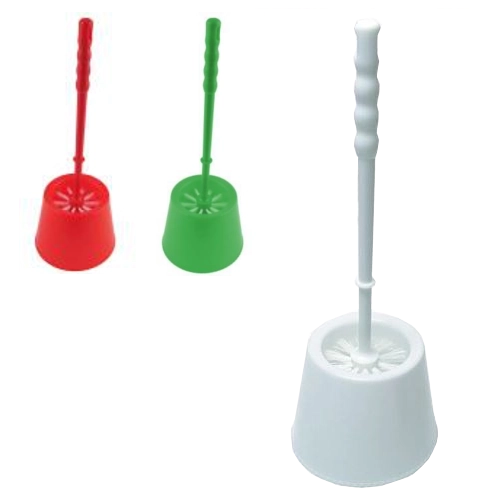 Escobilla de WC redonda Sanel de plástico resistente
