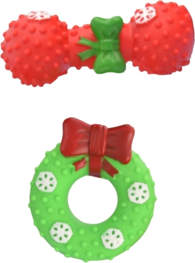 Juguete navideño de vinilo para perro (2 variantes)