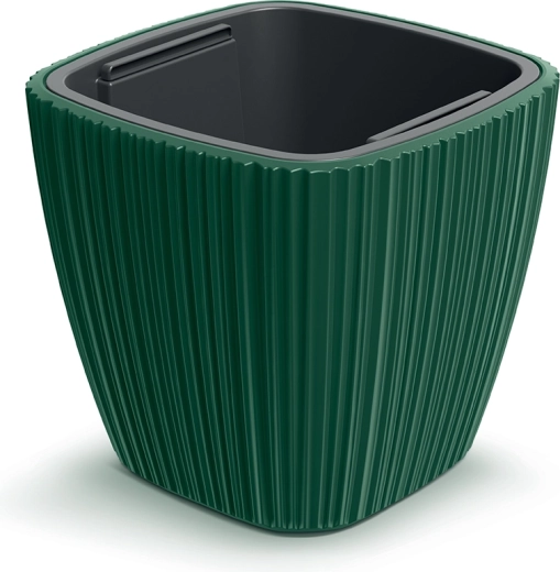 Maceta ORO 39 cm verde oscuro
