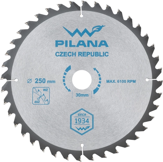 Disco de sierra PILANA SK 5255 WZ 250 mm, 40 dientes