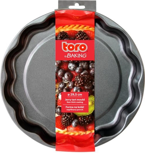 Molde para tarta de 29 cm de acero al carbono con superficie antiadherente