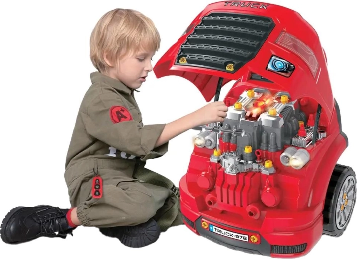 Taller infantil de mecánico de coches Buddy Toys Master motor