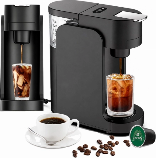 Cafetera de cápsulas 1450 W, 3,5 bar, negra - 1 unidad