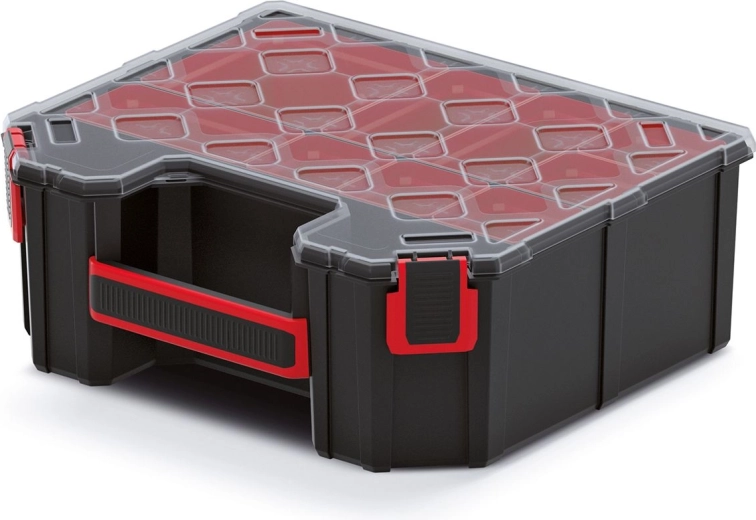 Organizador alto TAGER con tapa transparente 284 × 243 × 105 mm
