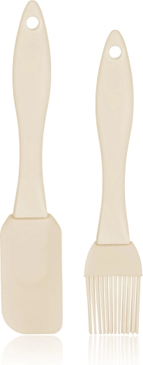 Juego de cocina CULINARIA: espátula de silicona y brocha de cocina