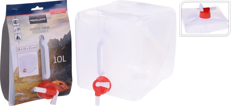 Bidón plegable de 10 l para agua y líquidos