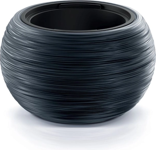 Maceta Furu Bowl con inserto 37,8 cm – antracita