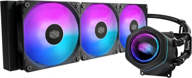 Refrigeración líquida para CPU Cooler Master MasterLiquid Core Nex 360 ARGB, negro