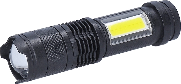 Linterna de bolsillo LED recargable Solight con zoom – 1 unidad