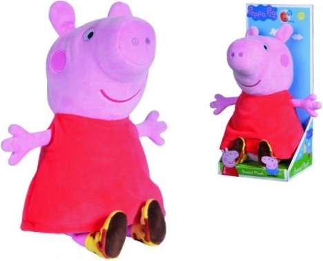 Cerdito de peluche Peppa con sonido 22 cm