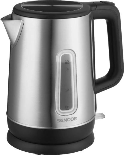 Hervidor eléctrico Sencor de acero inoxidable de 1,7 l