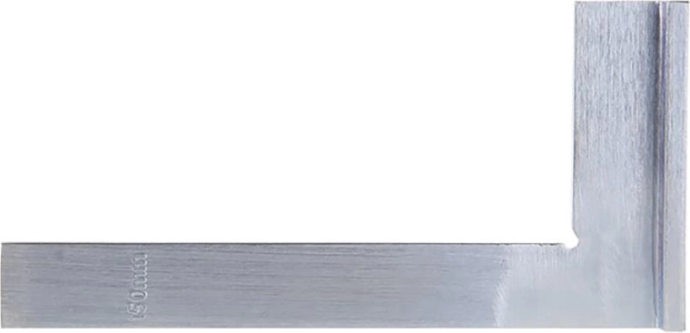 Escuadra con tope 150 × 75 mm, galvanizada