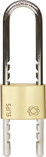 Candado ELIPS 50 con arco ajustable 60–150 mm, 3 llaves