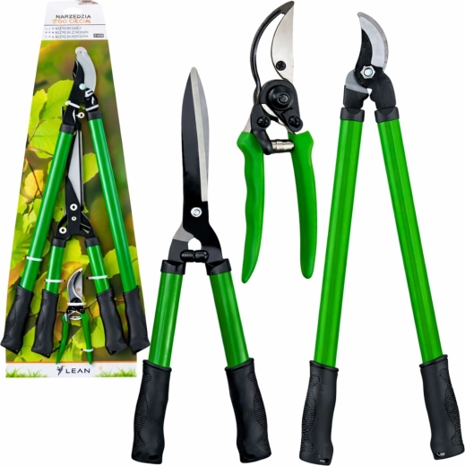 Kit de tijeras de jardinería y podadoras - 3 unidades