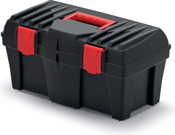 Maletín de plástico para herramientas Caliber 460 × 257 × 227 mm con organizador