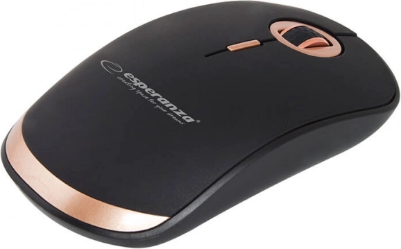 Ratón óptico inalámbrico Esperanza 2,4 GHz, 1600 DPI – negro