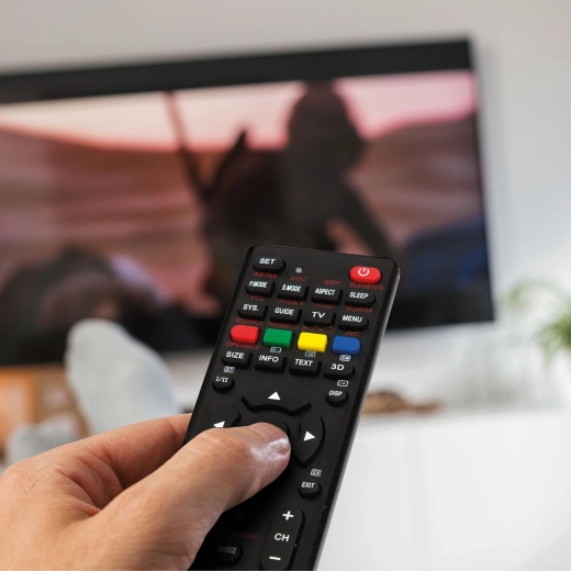 Mando a distancia universal para televisor compatible con más de 250 tipos, negro