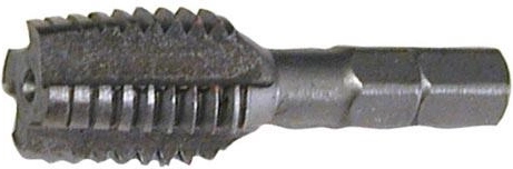 Broca de roscar M6 de acero rápido HSS, vástago hexagonal 1/4"