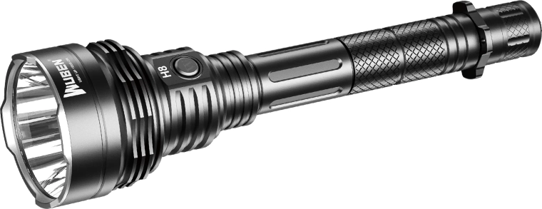 Wuben H8 Deluxe Kit linterna táctica 1800 lm, set negro