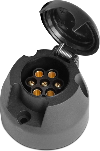 Toma de 7 polos para remolque de 12 V